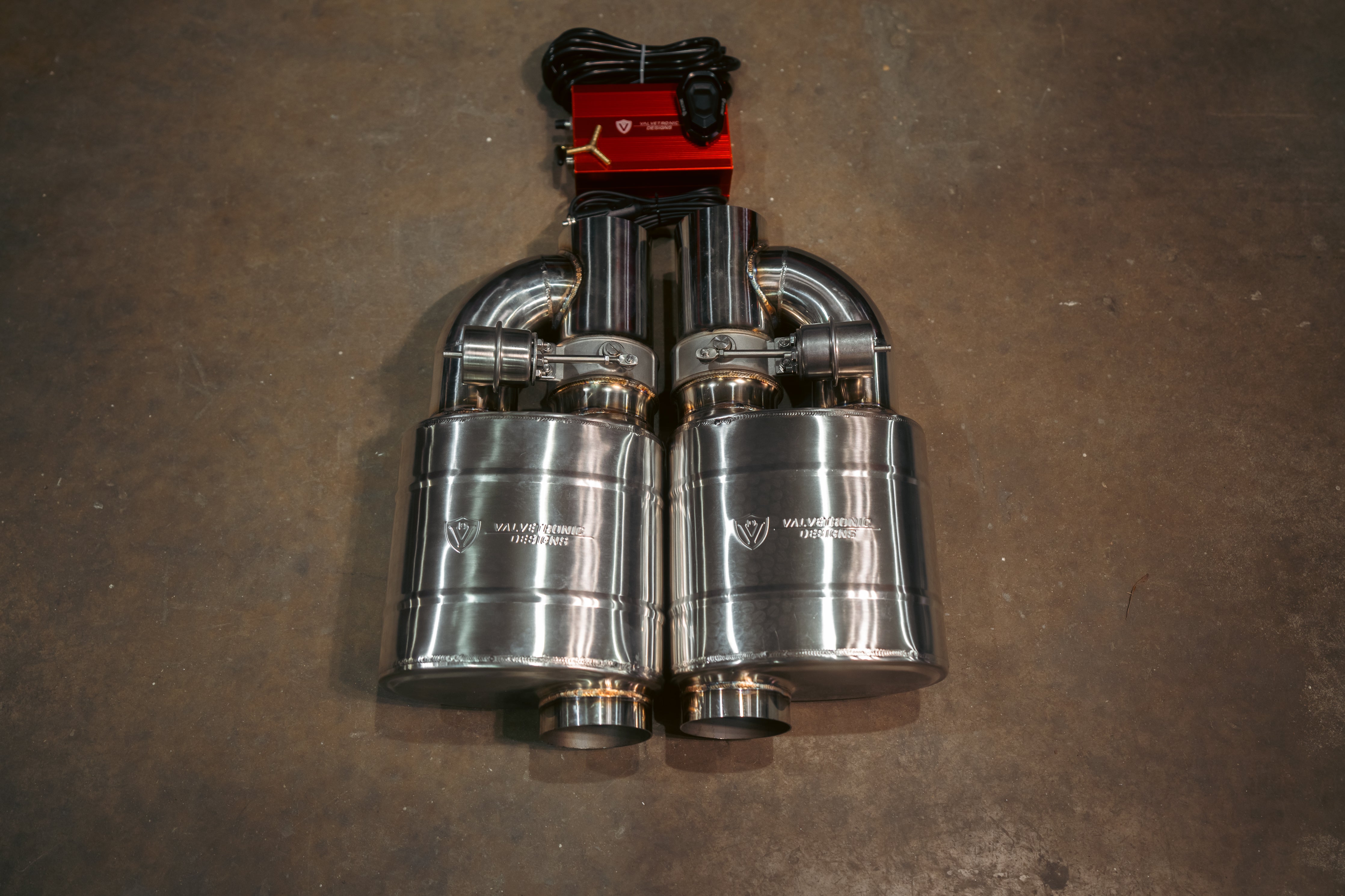 Valvetronic Designs UNIVERSAL VALVED MUFFLER KIT