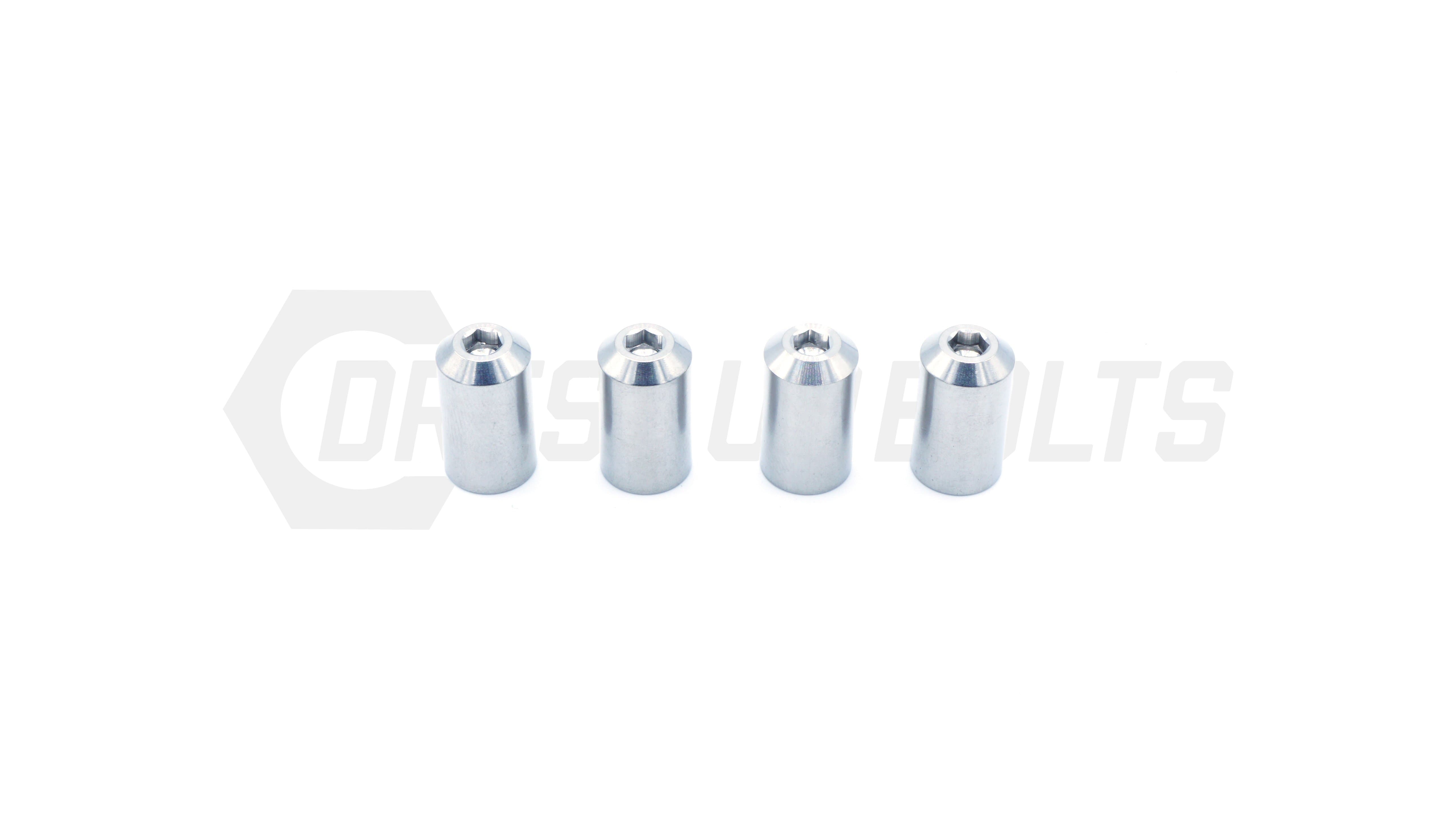 Dress Up Bolts Bullet Titanium Valve Stem Caps - Set of 4