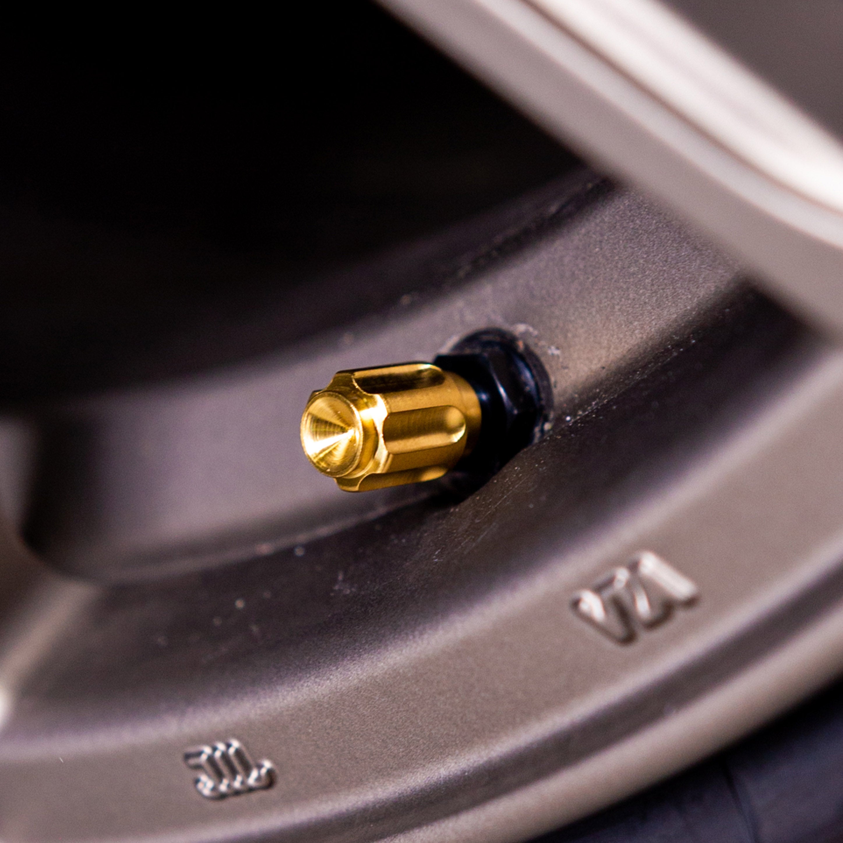 Titanium Gear Valve Stem Cap