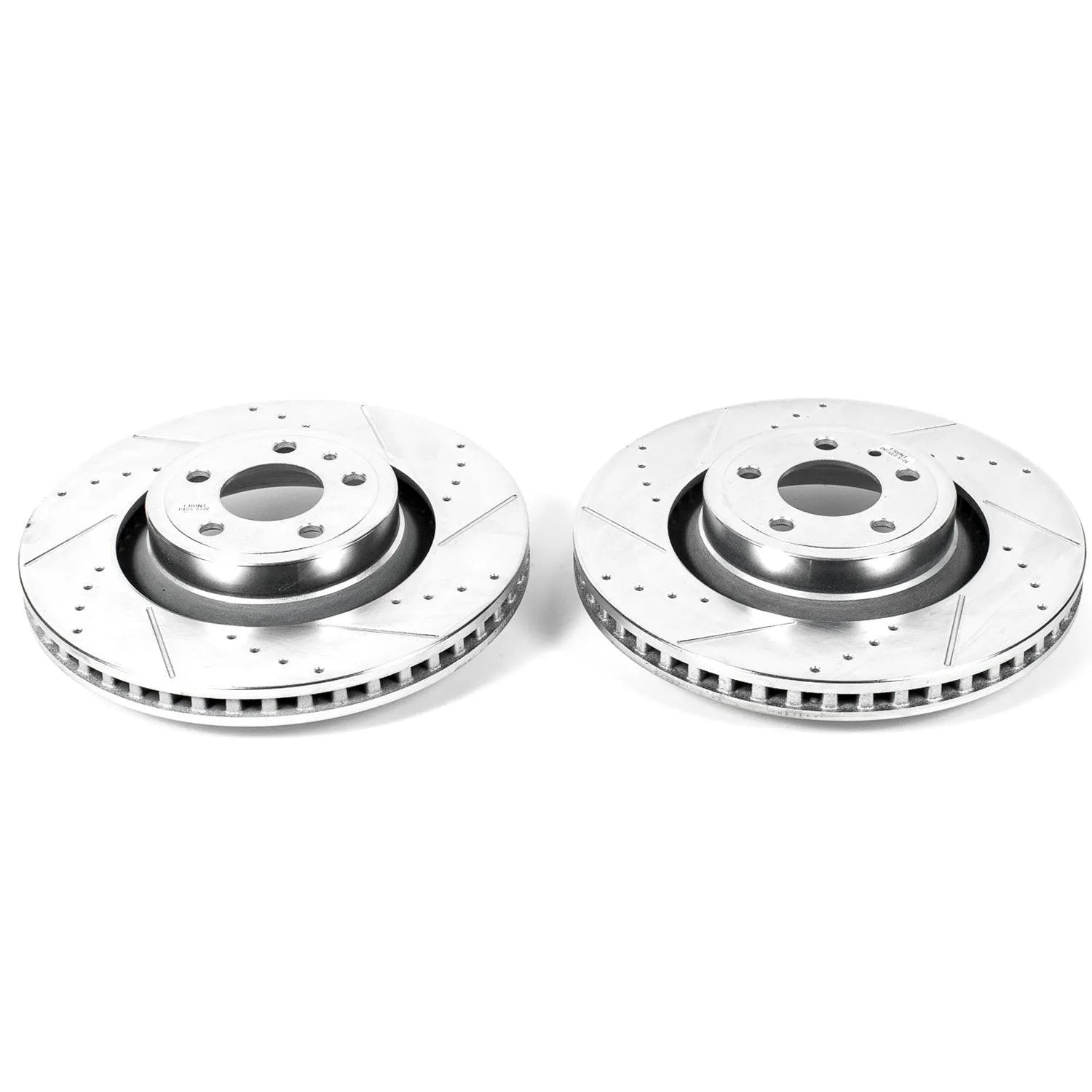 PowerStop 15-22 Ford Mustang Front Drilled & Slotted Rotor - Pair 4 Piston