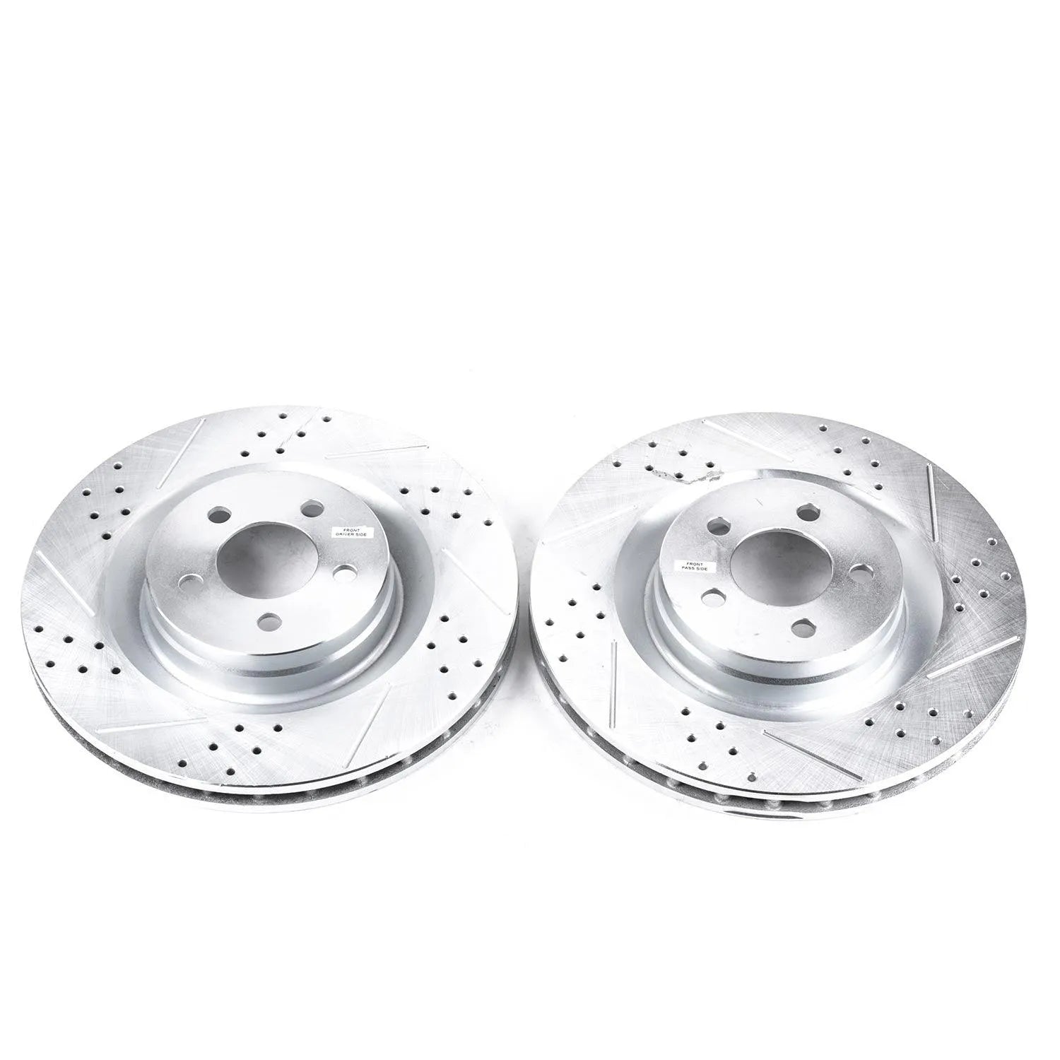 PowerStop 05-23 Doge Charger/Challenger/300 4 Piston Front Evolution Drilled & Slotted Rotors - Pair