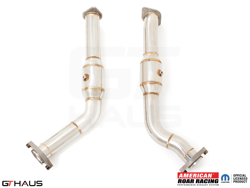 GTHaus RAM TRX (6.2L SC HEMI V8) 2021-2024 Down Pipes OBD2 - 400 CEL Sport Cats
