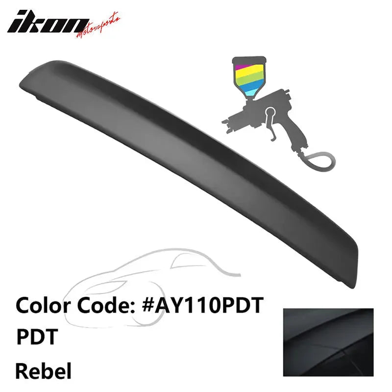 Ikon Motorsports 2008-2023 Dodge Challenger Painted Rear Trunk Demon Style Spoiler Wing Lip ABS