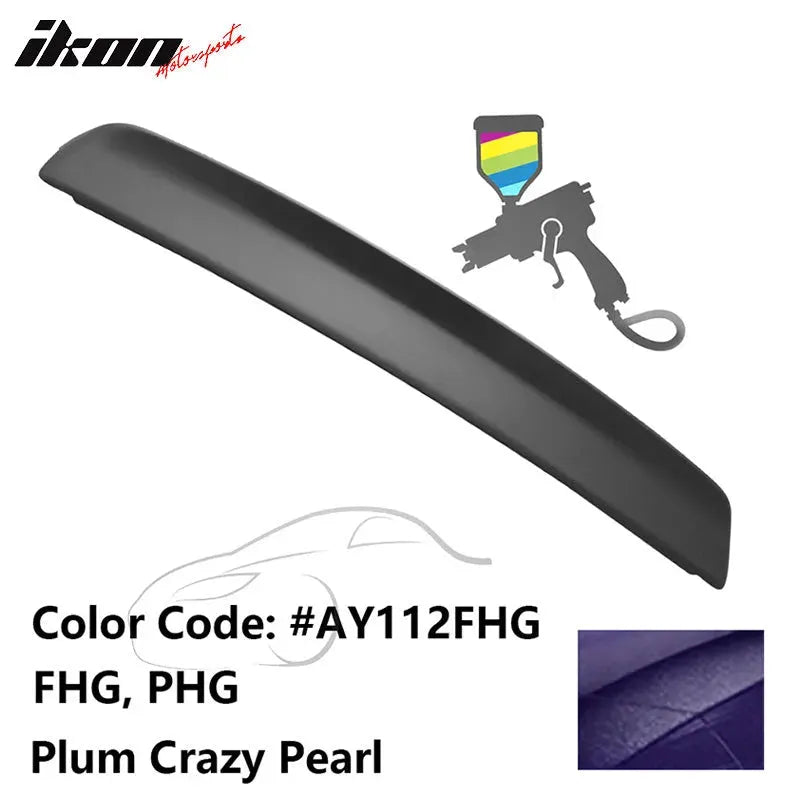 Ikon Motorsports 2008-2023 Dodge Challenger Painted Rear Trunk Demon Style Spoiler Wing Lip ABS