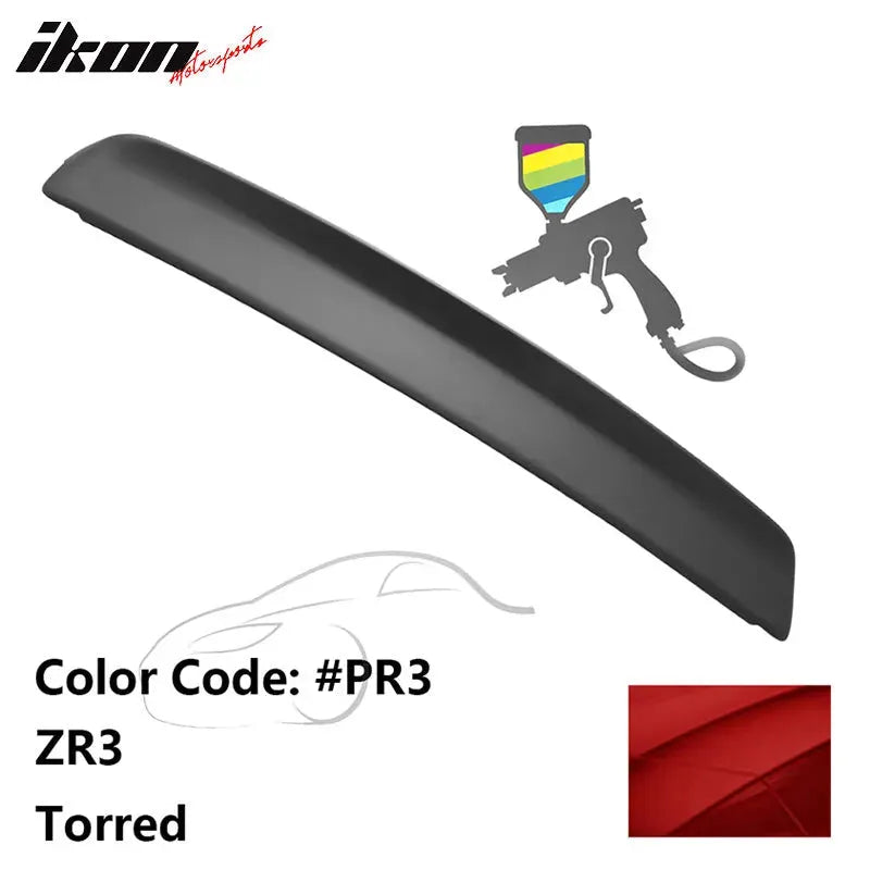 Ikon Motorsports 2008-2023 Dodge Challenger Painted Rear Trunk Demon Style Spoiler Wing Lip ABS