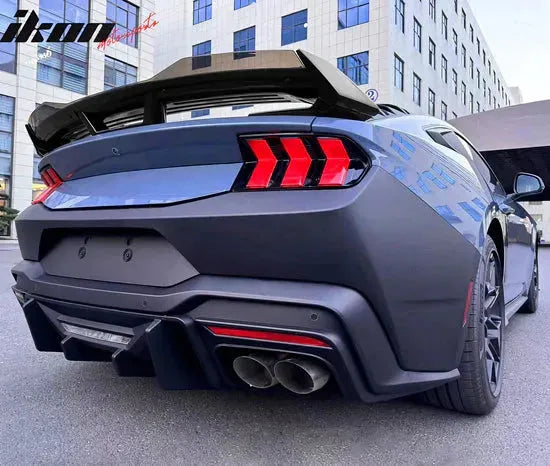 Ikon Motorsports 2024-2025 Ford Mustang Coupe Dark Horse Trunk Spoiler ABS