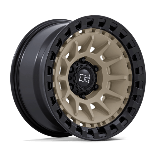 Black Rhino BARRAGE Desert Sand On Matte Black 6x139.7 Wheels - product view 1