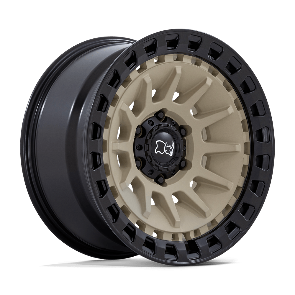 Black Rhino BARRAGE Desert Sand On Matte Black 6x139.7 Wheels