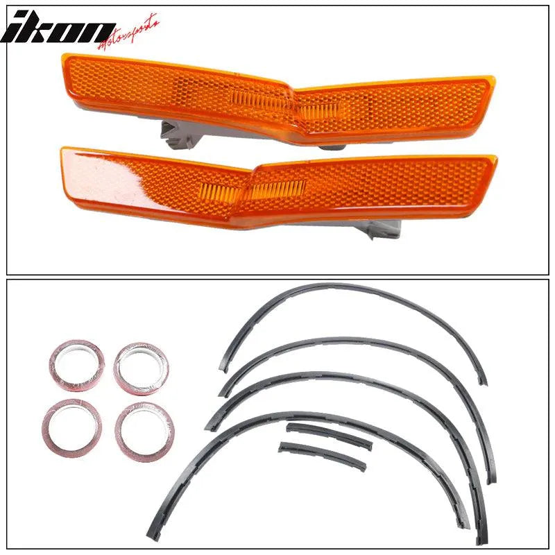 Ikon Motorsports 2015-2023 Dodge Challenger Hellcat Model Demon Style Fender Flares