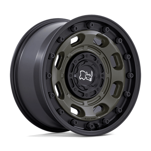Black Rhino ATLAS Olive Drab Green W/ Black Lip 6x139.7 Wheels - product view 1