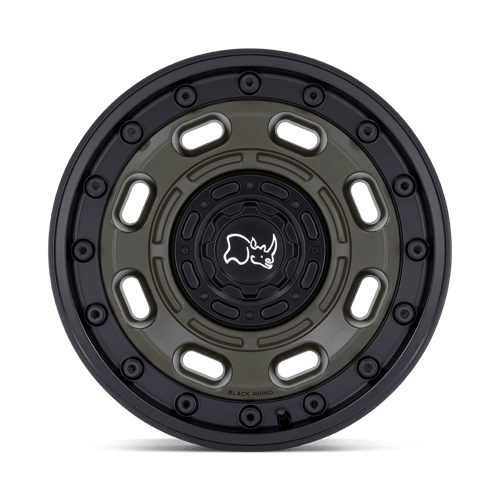 Black Rhino ATLAS Olive Drab Green W/ Black Lip 6x139.7 Wheels - product view 3