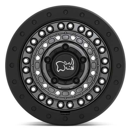 Black Rhino BARRICADE Gun Black W/ Black Rock Guard 6x139.7 Wheels - product view 3