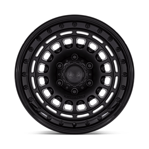 Black Rhino SAHARA Matte Black W/ Gloss Black Lip 6x139.7 Wheels - product view 3