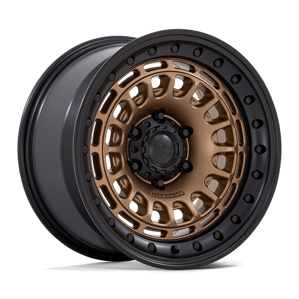 Black Rhino SAHARA Matte Bronze W Gloss Black Lip 6x139.7 Wheels - product view 4