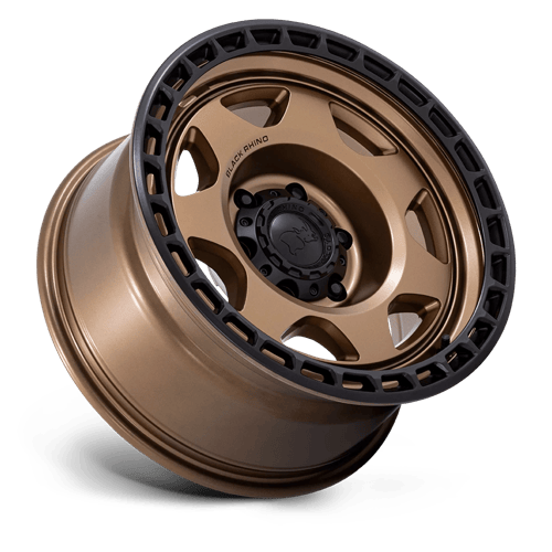 Black Rhino VOYAGER Matte Bronze W/ M-Black Lip 6x139.7 Wheels - product view 2