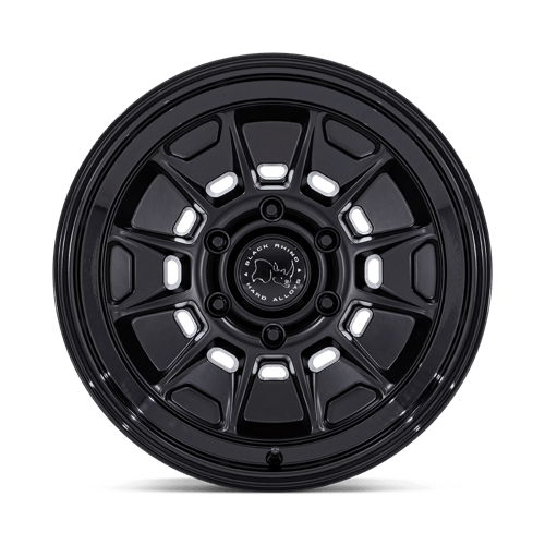 Black Rhino MONDO Matte Black W/ Gloss Black Lip 6x139.7 Wheels - product view 3