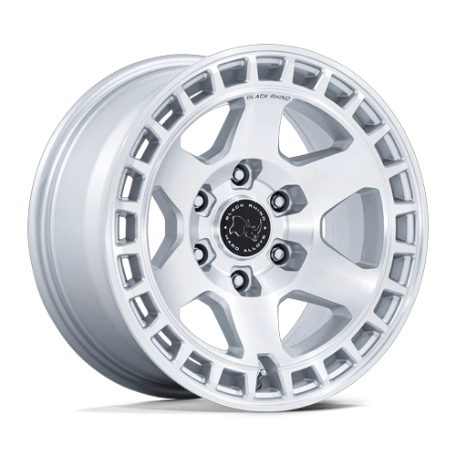 Black Rhino BAHARI Gloss Silver W/ Machined Face 6x139.7 Wheels - product view 1