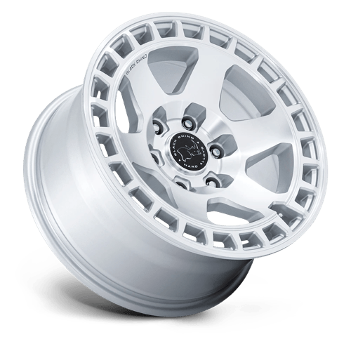 Black Rhino BAHARI Gloss Silver W/ Machined Face 6x139.7 Wheels - product view 2