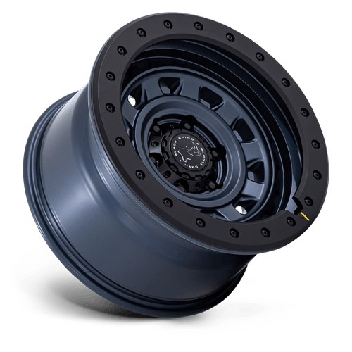 Black Rhino XPLORER Metallic Blue W/ Matte Black L 6x139.7 Wheels - product view 2