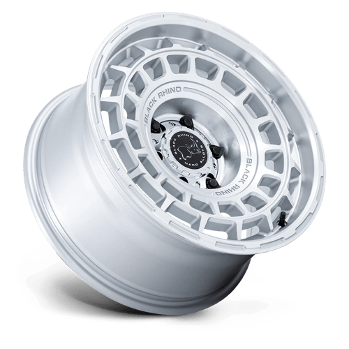 Black Rhino AWOL Silver W/ Machined Face 6x139.7 Wheels - product view 2