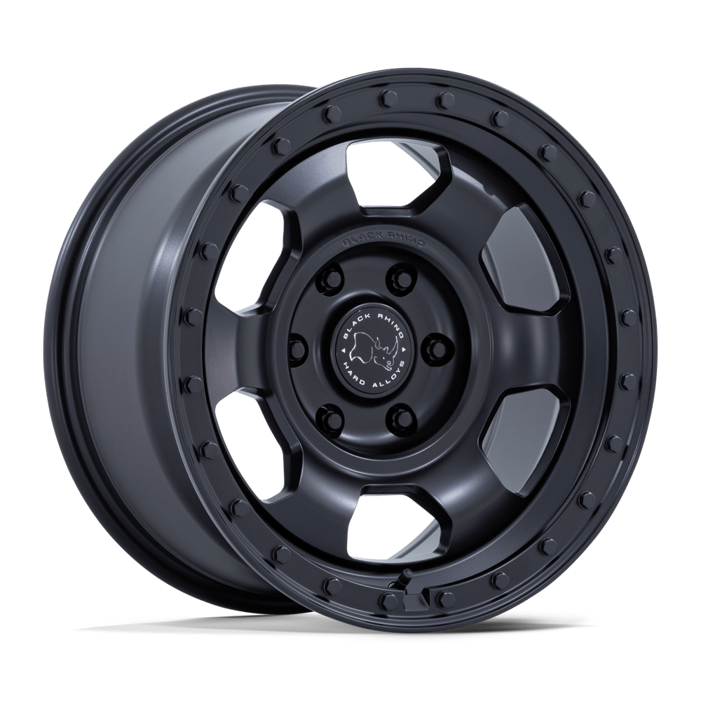 Black Rhino TROOPER Matte Black 6x139.7 Wheels - product view 4