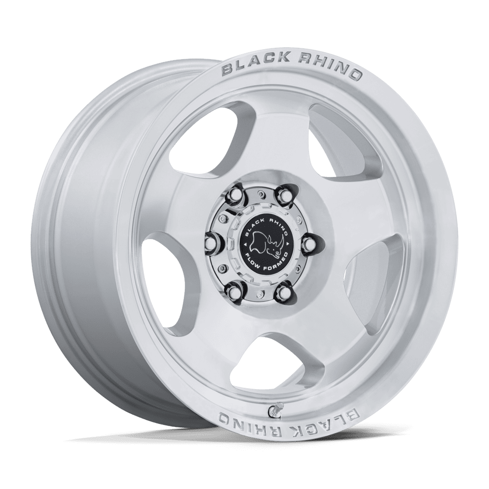 Black Rhino SOL Gloss Silver W/ Machined Face 6x139.7 Wheels - product view 4
