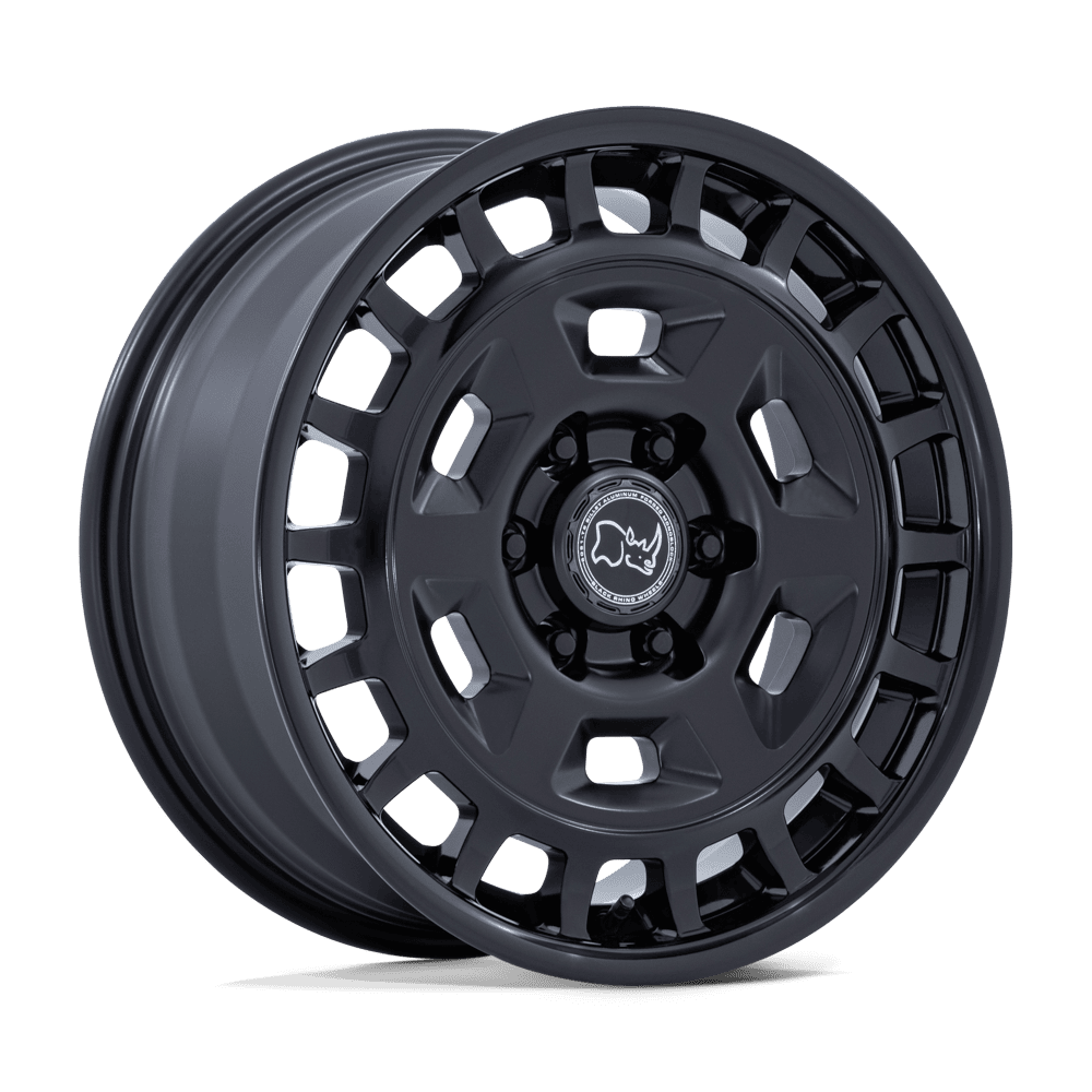 Black Rhino ROVER Matte Black W/ Gloss Black Lip 6x139.7 Wheels - product view 4