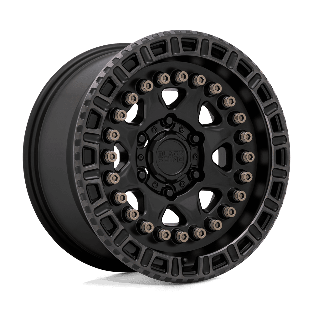 Black Rhino CARBINE Matte Black W/ Mach Tint Ring 6x139.7 Wheels - product view 4