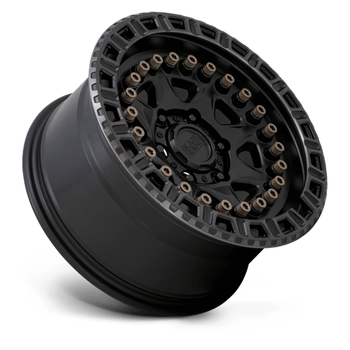 Black Rhino CARBINE Matte Black W/ Mach Tint Ring 6x139.7 Wheels - product view 2