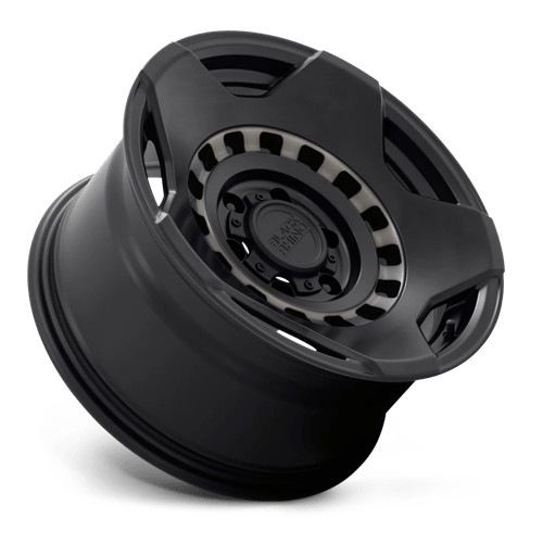 Black Rhino MUZZLE Matte Black W/ Mach Tint Ring 6x139.7 Wheels - product view 2