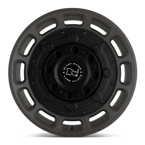 Black Rhino WARTHOG Matte Od Green W/ Black Center 6x139.7 Wheels - product view 3