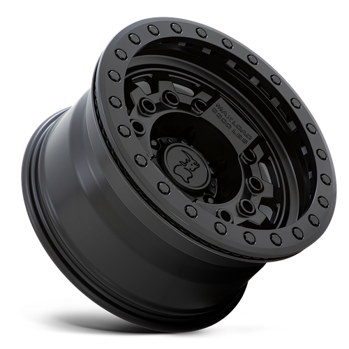 Black Rhino AVENGER BEADLOCK Matte Black W/ Black Hardware 6x139.7 Wheels - product view 2