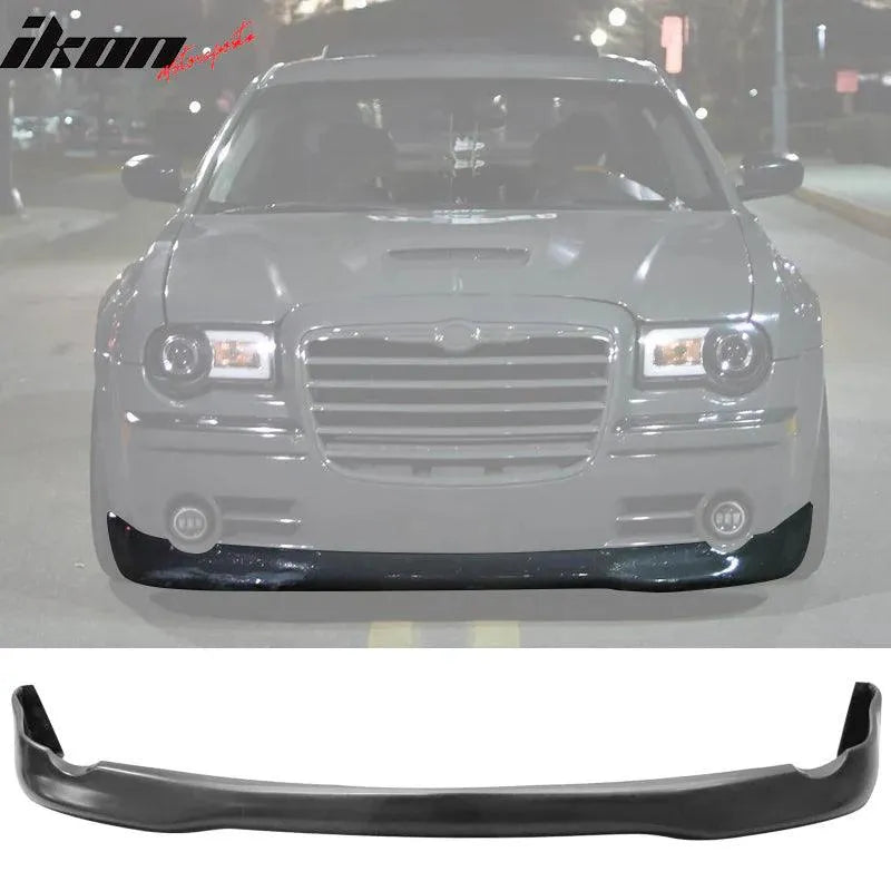 Ikon Motorsports 2005-2010 Chrysler 300 300C VIP Style Front Bumper Lip Spoiler PU