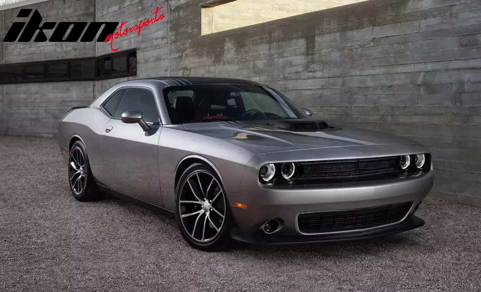 Ikon Motorsports 2008-2023 Dodge Challenger Painted Rear Trunk Spoiler Wing Lip ABS