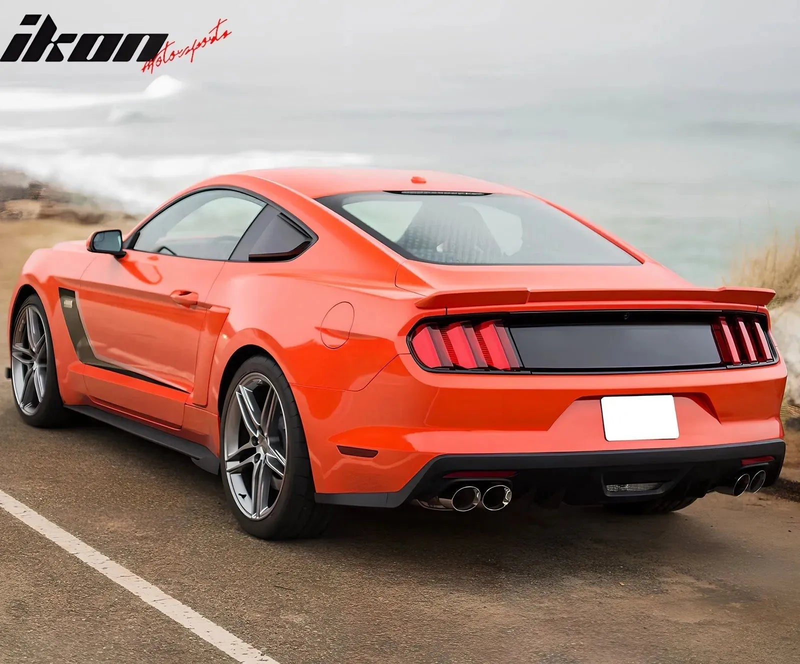 2015-2023 Ford Mustang Coupe & Convertible Side Skirts ROU Style PU