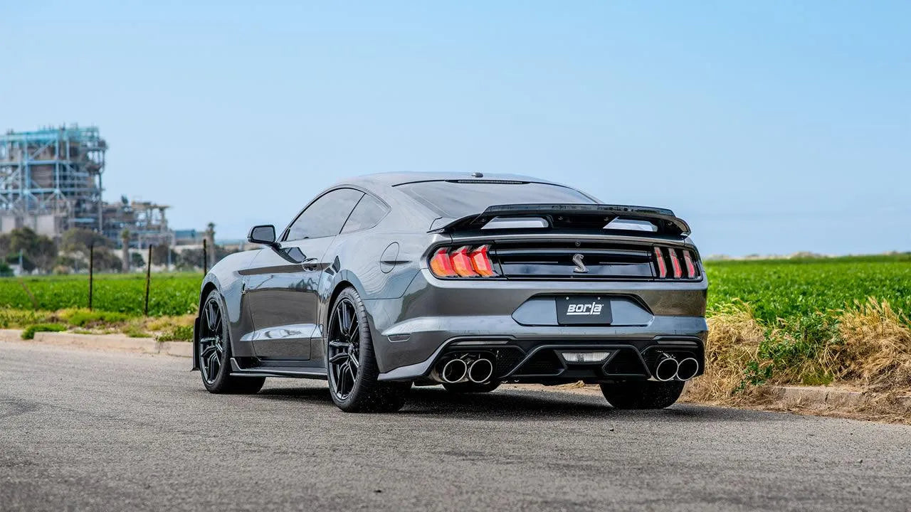 Borla ATAK 2020-2022 Ford Mustang Shelby GT500 Cat-Back Exhaust System - CHROME TIPS