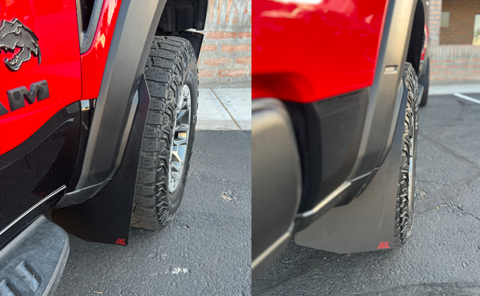 ARK Splash Guards 2021-2024 Dodge RAM TRX Mud Flaps