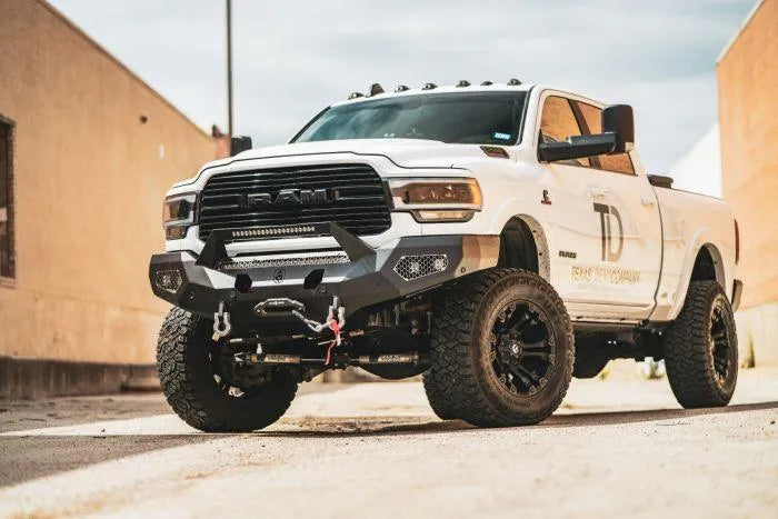 Road Armor EVOLUTION FRONT WINCH BUMPER SHEET METAL PRE-RUNNER GUARD - TEXTURE BLACK 2019-2023 RAM 2500 3500