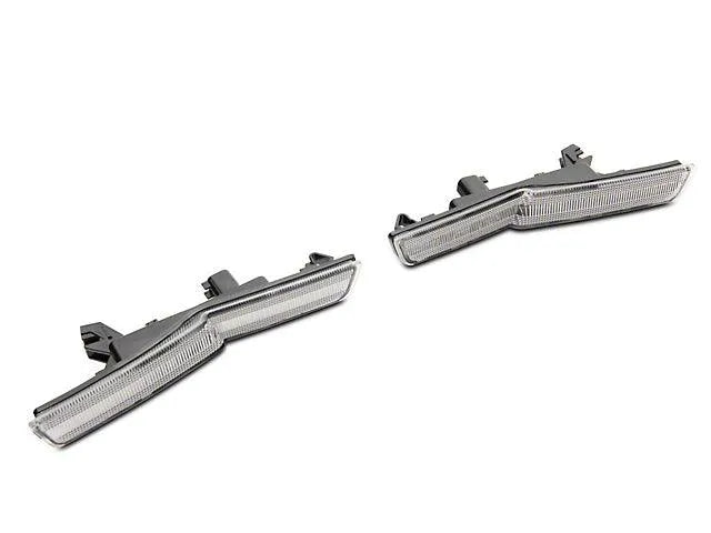 : Raxiom 18-23 Dodge Challenger Widebody Axial Series LED Side Marker Lights Front and Rear- Clear