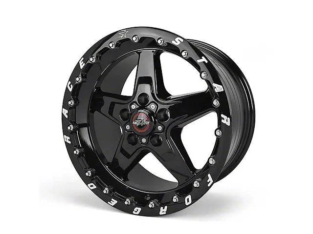 Race Star 92 Drag Star Bracket Racer Gloss Black Wheel Bead Lock