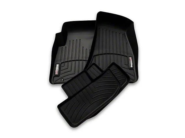 Weathertech DigitalFit Front and Rear Floor Liners; Black (15-23 Challenger, Excluding AWD)