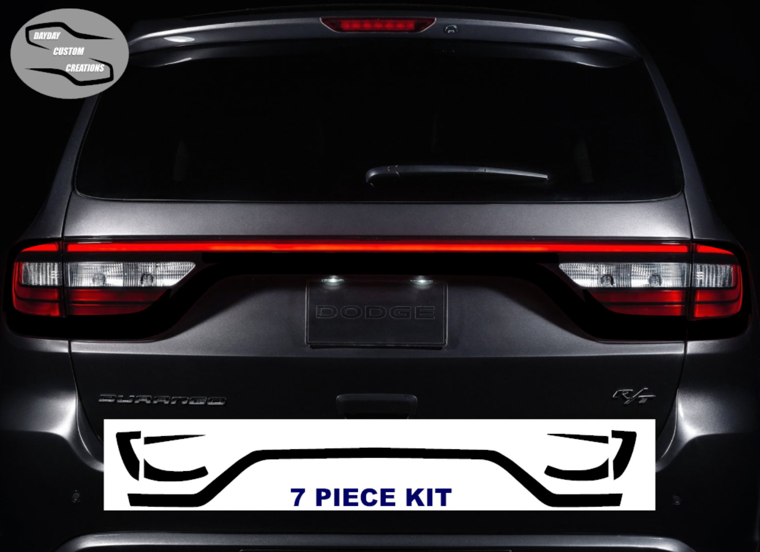 14-25 Dodge Durango Taillight Decal Design 10