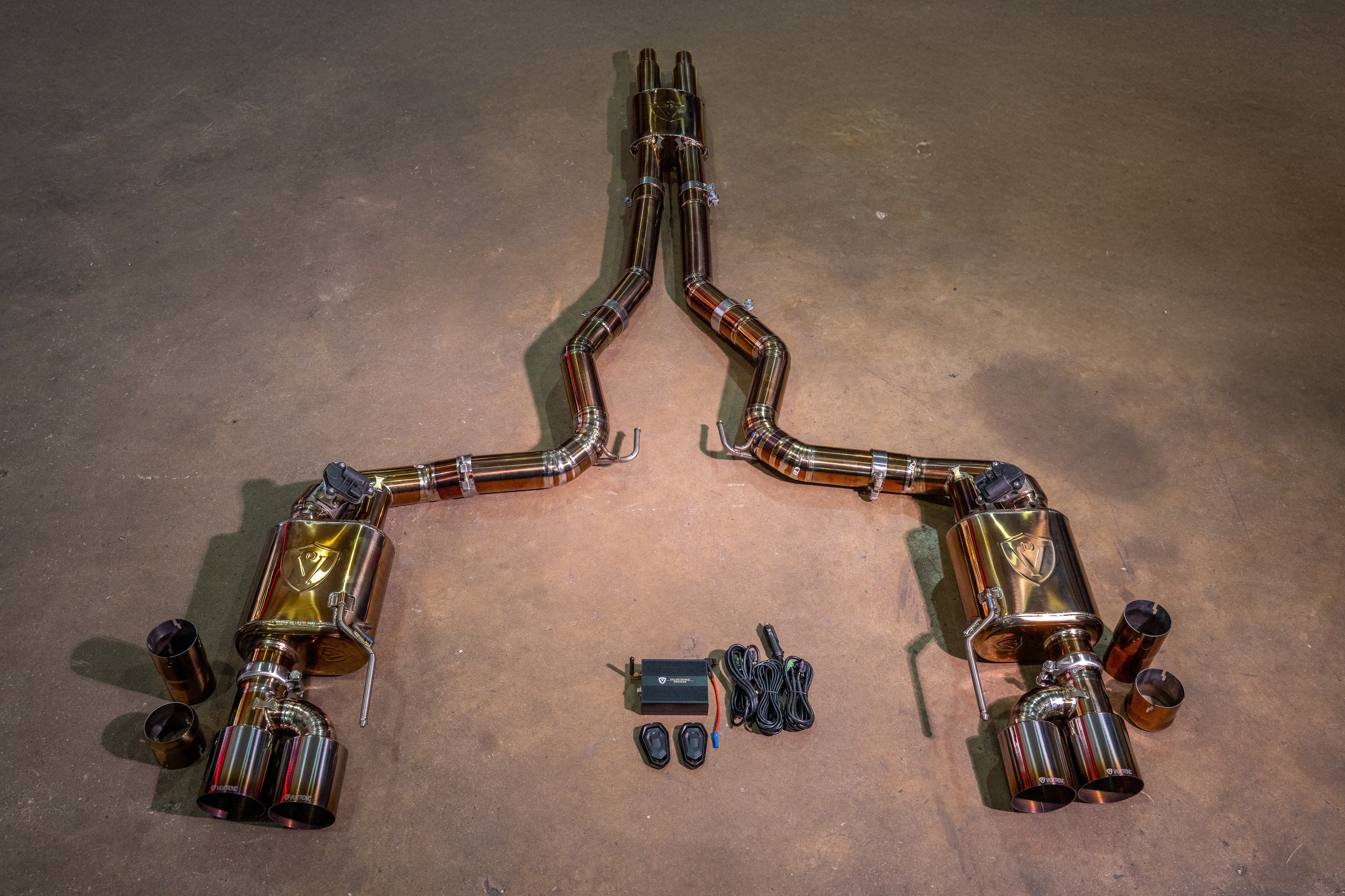 Valvetronic Designs Ford Mustang GT S550 Valved Sport Exhaust System