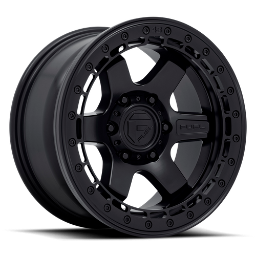 Fuel BLOCK BEADLOCK Matte Black W/ M-Black Ring 6x139.7 Wheels - product view 1