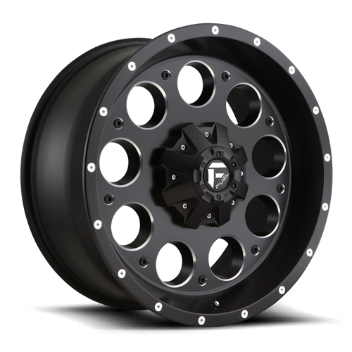Fuel REVOLVER Matte Black Milled 6x139.7 Wheels - product view 1