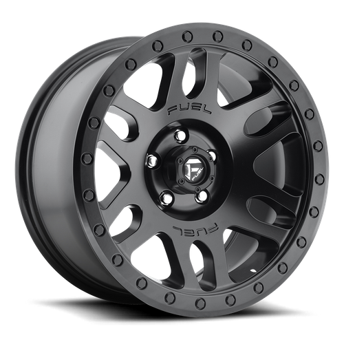 Fuel RECOIL Matte Black 6x139.7 Wheels - product view 1