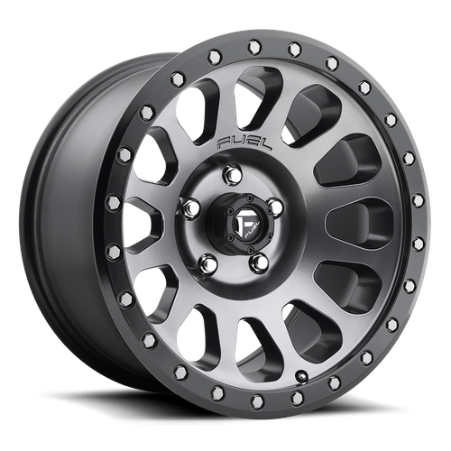 Fuel VECTOR Matte Gunmetal Black Bead Ring 6x139.7 Wheels - product view 2