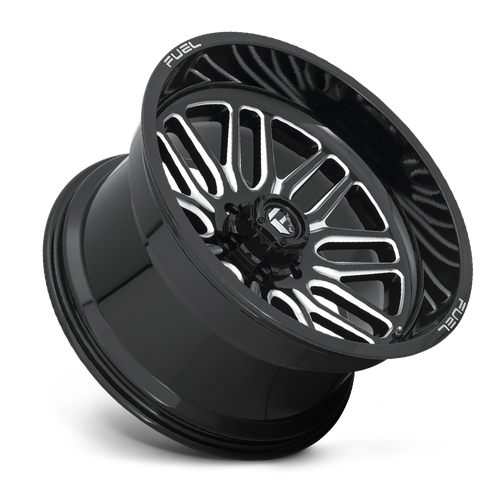 Fuel IGNITE Gloss Black Milled 6x139.7 Wheels - product view 2