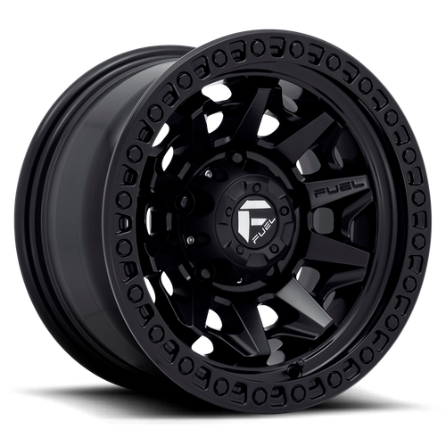 Fuel COVERT Matte Black 6x139.7 Wheels - product view 1