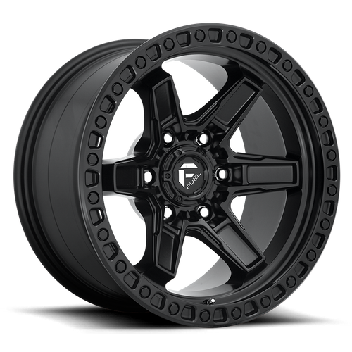 Fuel KICKER Matte Black 6x139.7 Wheels - product view 1